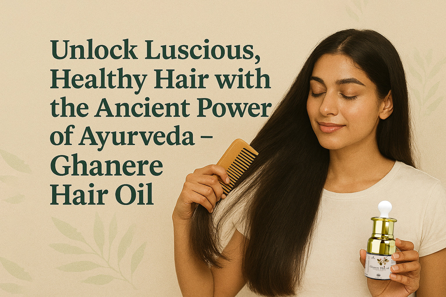 Unlock Luscious, Healthy Hair with the Ancient Power of Ayurveda – Ghanere Hair Oil