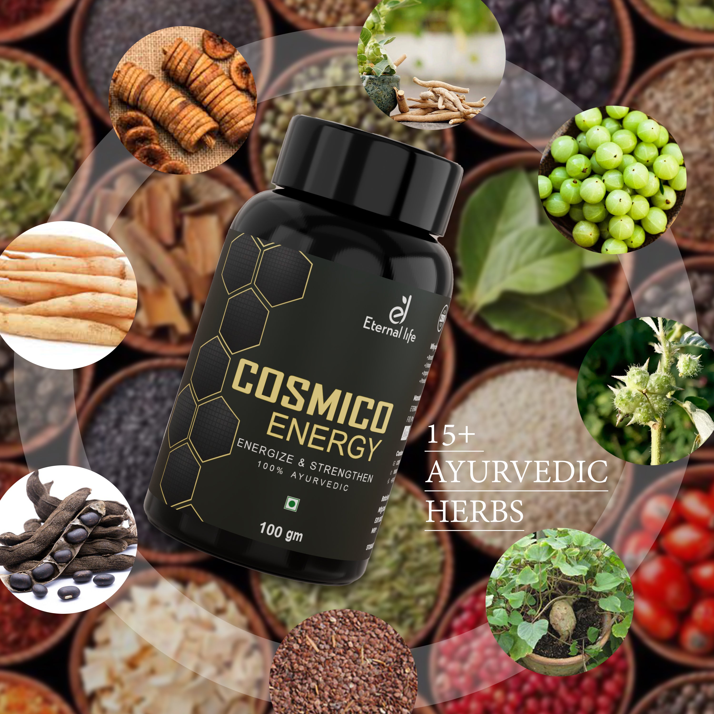 Cosmico Energy for Men's Strength & Stamina