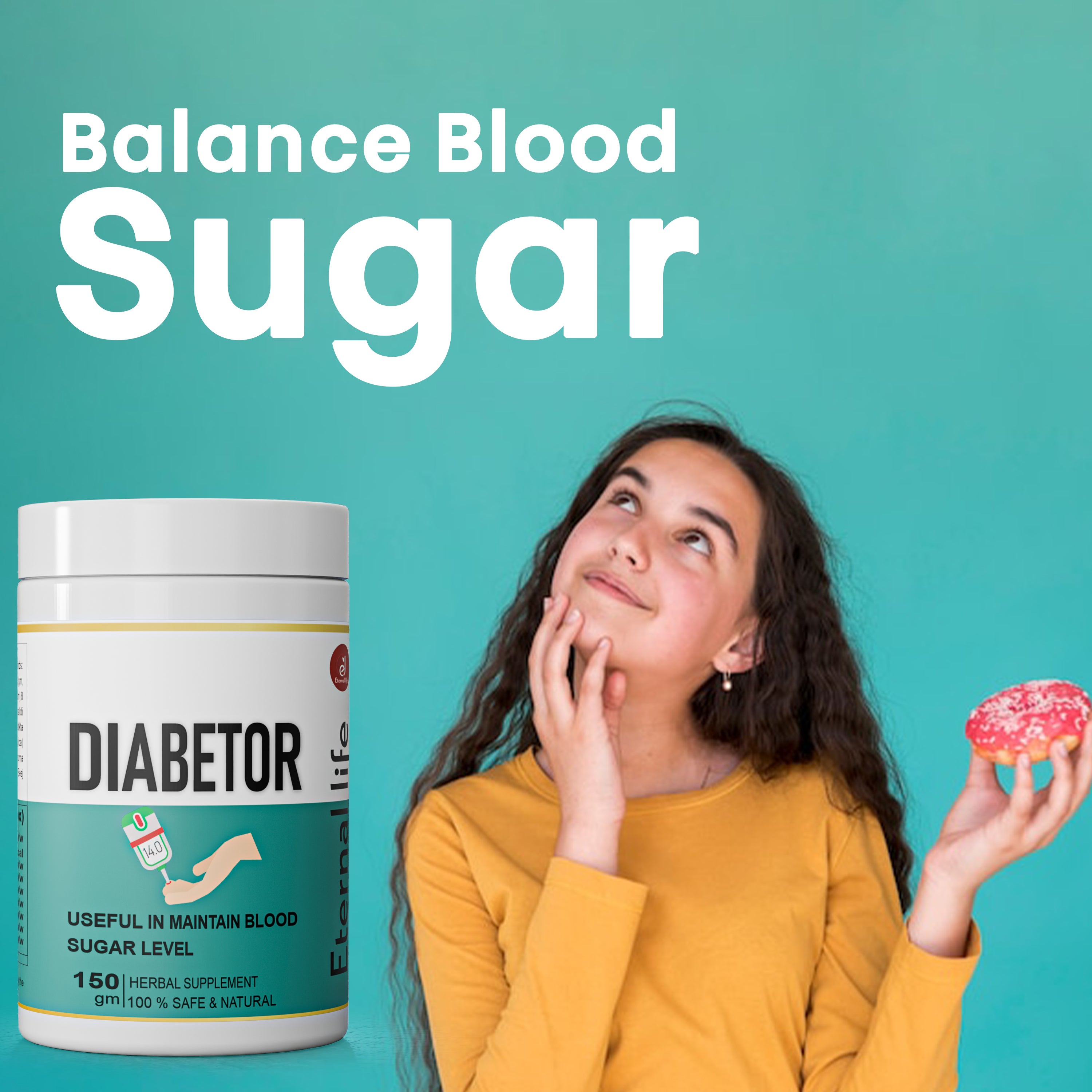Diabetor  Powder for Blood Sugar & Diabetes (150 GM)