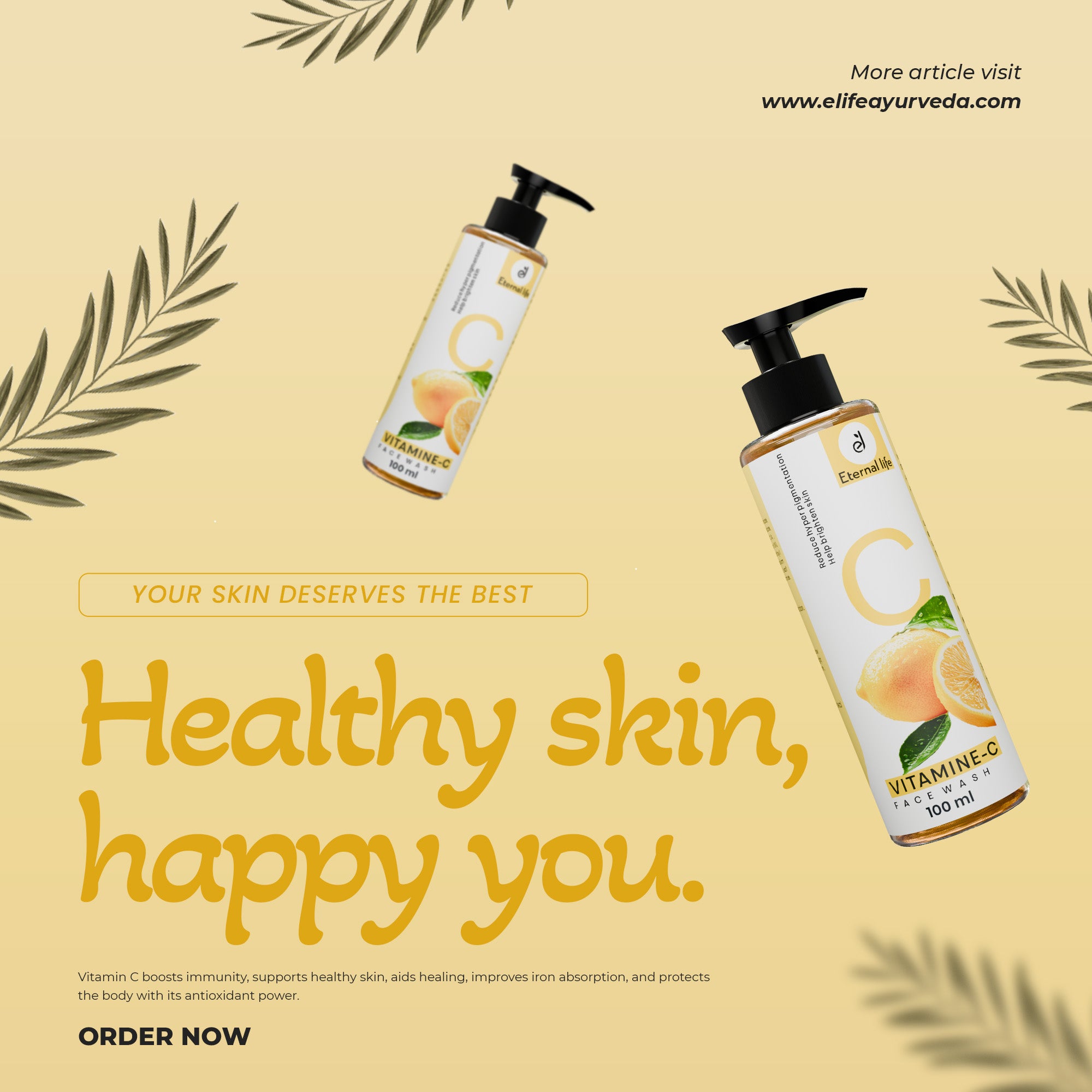 vitamin c face wash