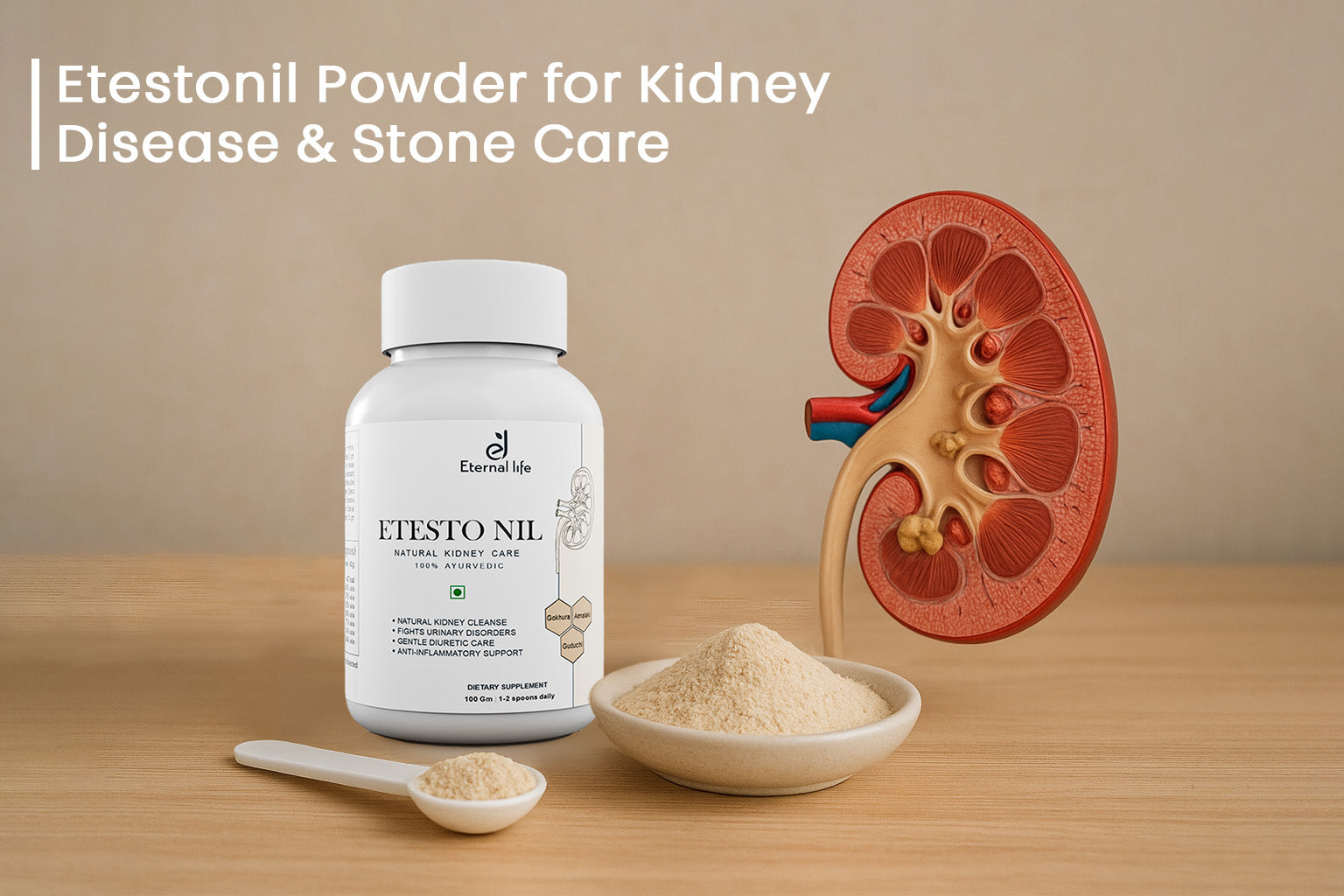 Etestonil Powder for Kidney Disease & Stone Care