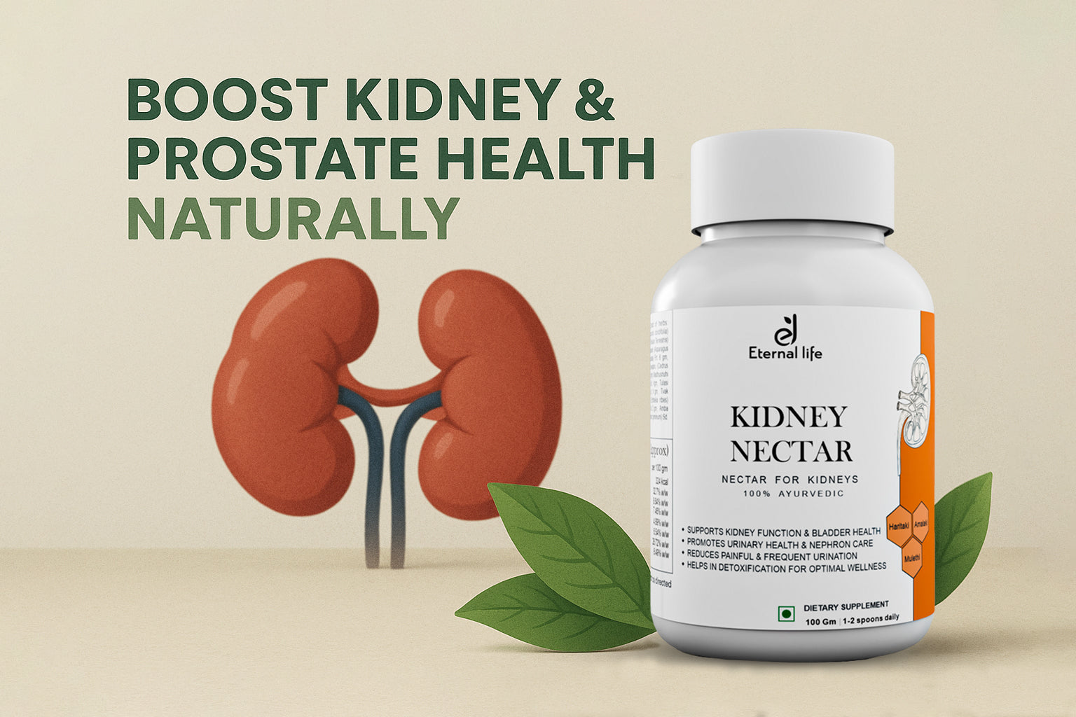 boost kidney & prostate health naturally