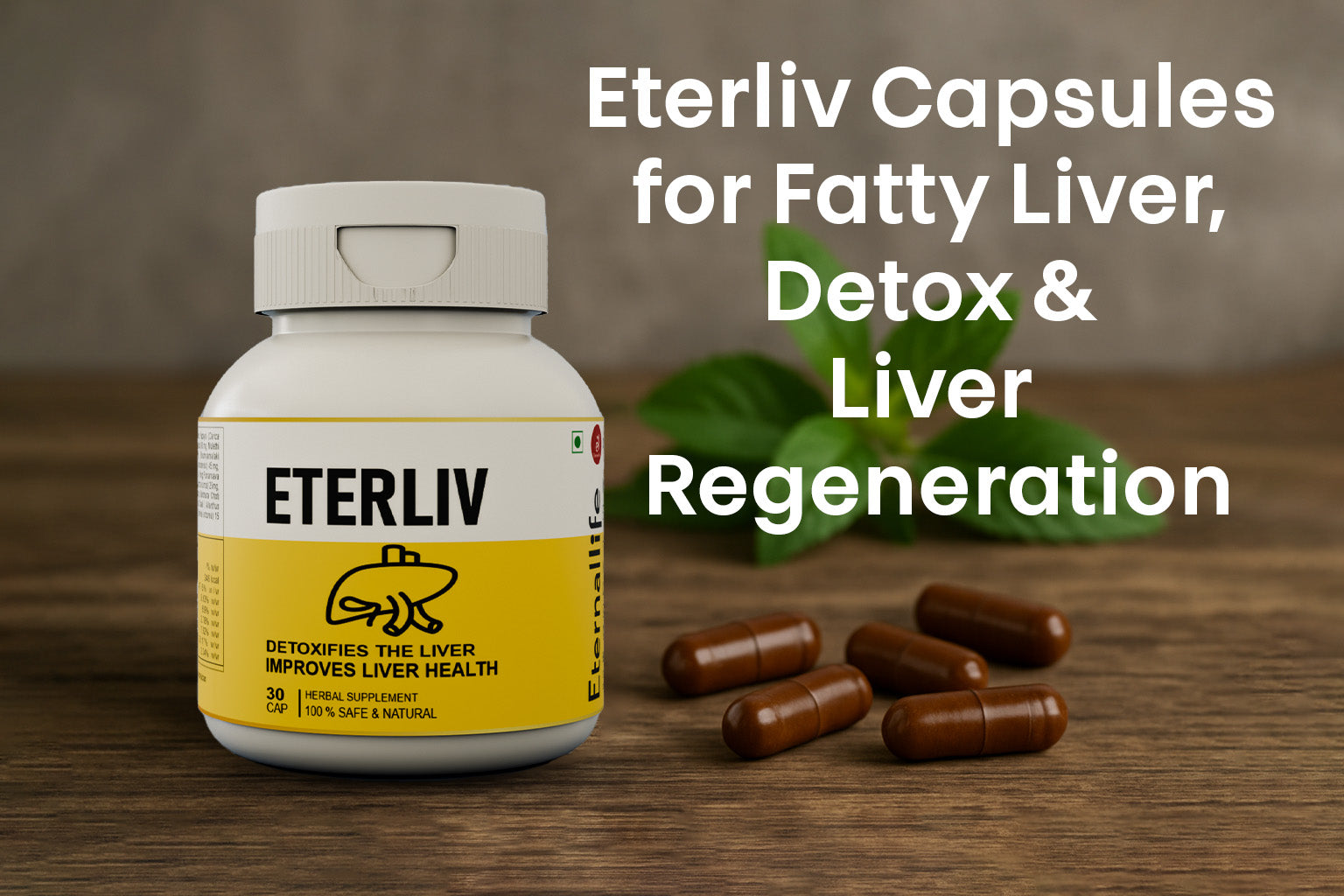 Eterliv Capsules for Fatty Liver, Detox & Liver Regeneration