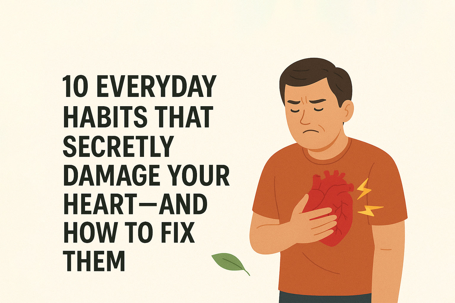 10 Everyday Habits That Secretly Damage Your Heart—and How to Fix Them