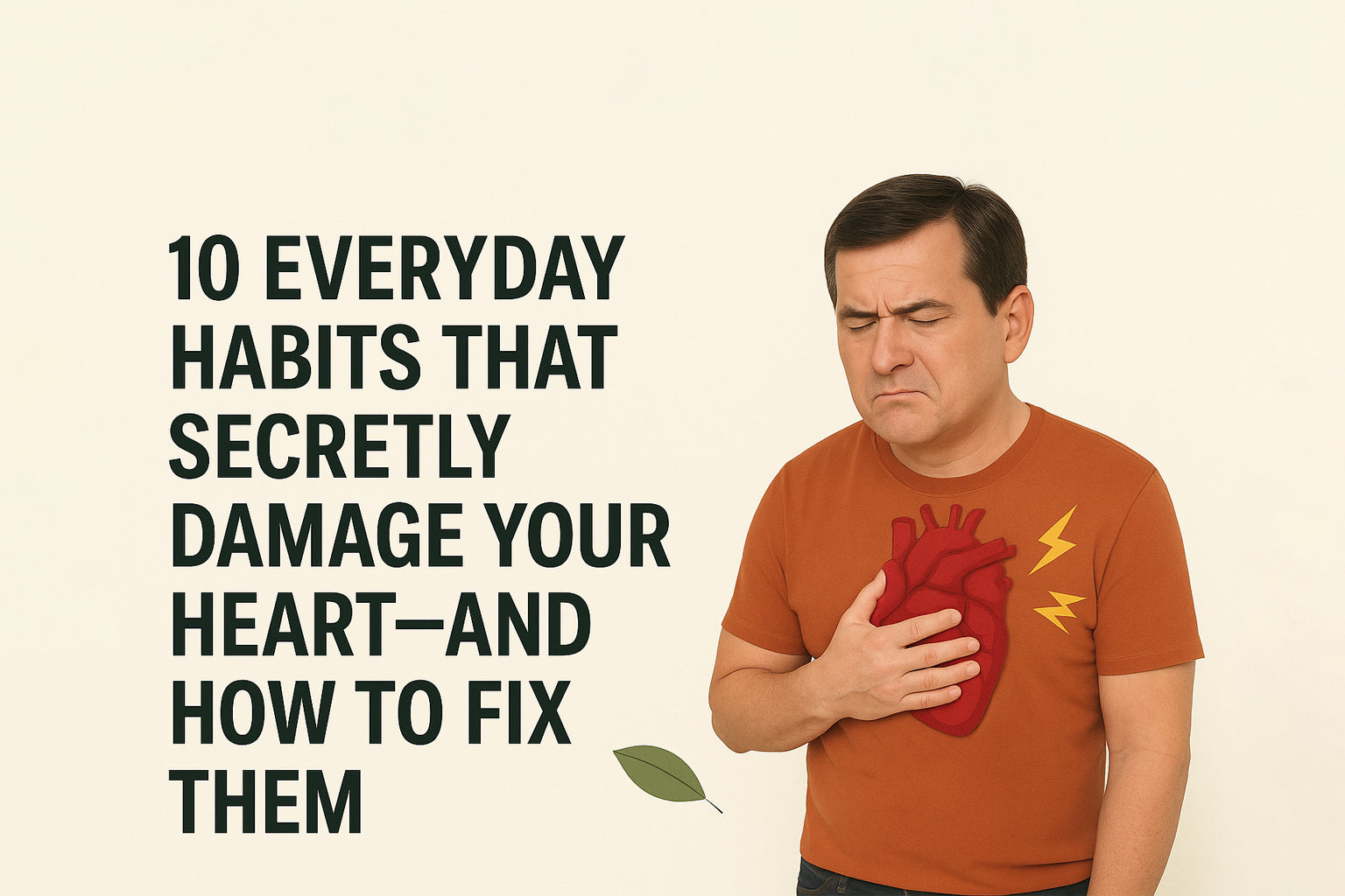 10 Everyday Habits That Secretly Damage Your Heart—and How to Fix Them