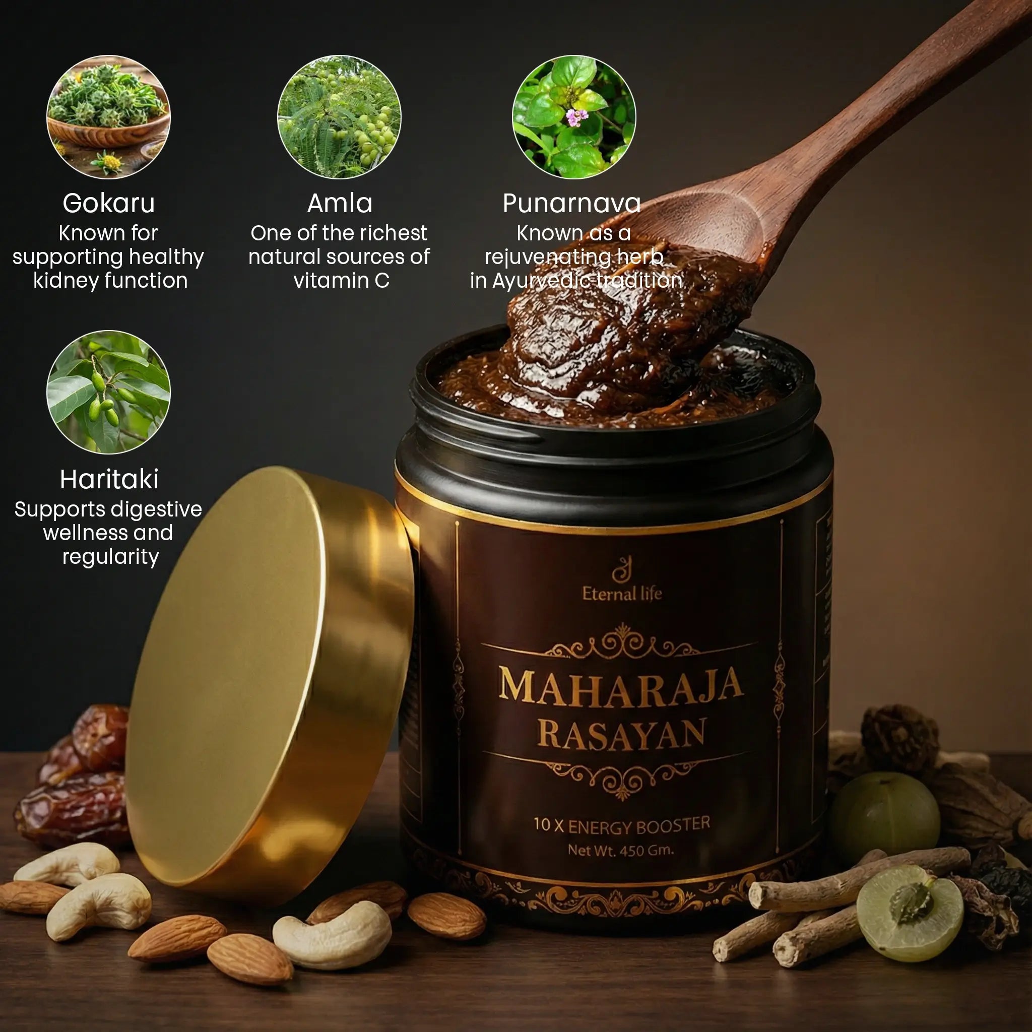 अनन्त जीवन महाराज रसायन - प्रतिरक्षा और श्वसन सहायता