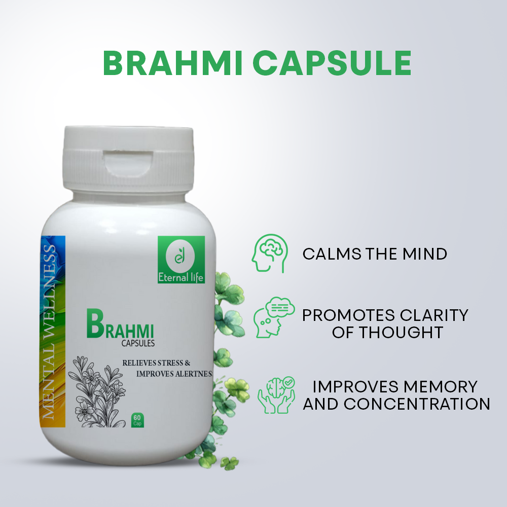 Eternal Life Brahmi Capsules - Memory & Cognitive Health