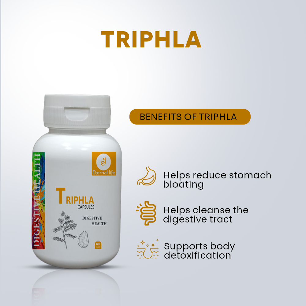 Eternal Life Triphala Capsules - Digestive & Immune Support