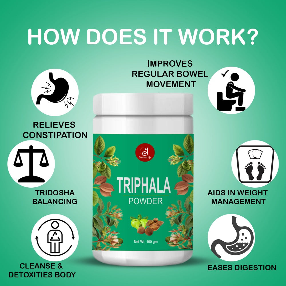 Eternal Life Triphala Churna - Digestive & Detox Support