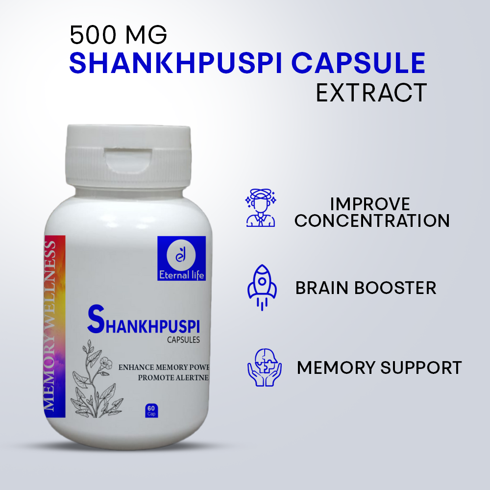 Eternal Life Shankhpushpi Capsules - Mind & Wellness Support