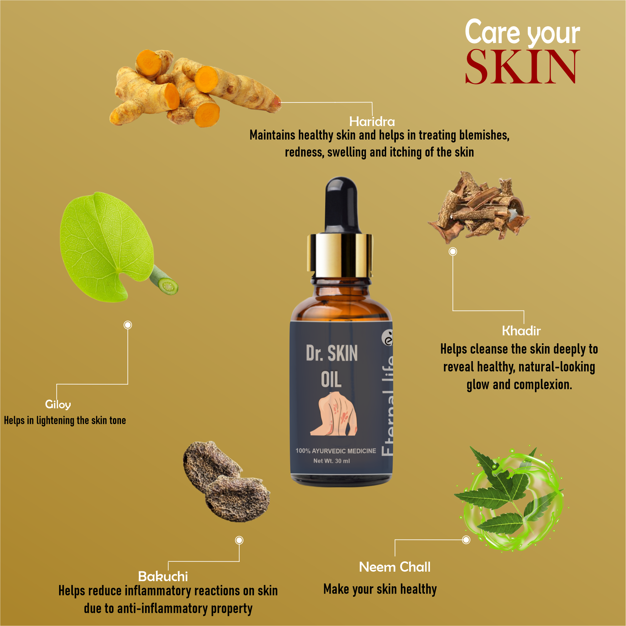 Eternal Life Dr. Skin Oil – Natural Itching & Allergy Relief