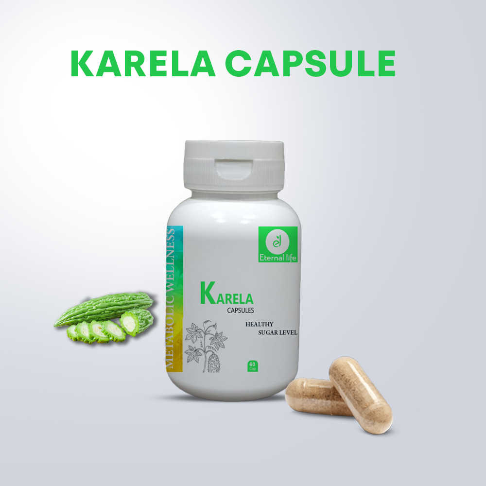 Eternal Life Karela Capsules - Sugar Level Support & Wellness