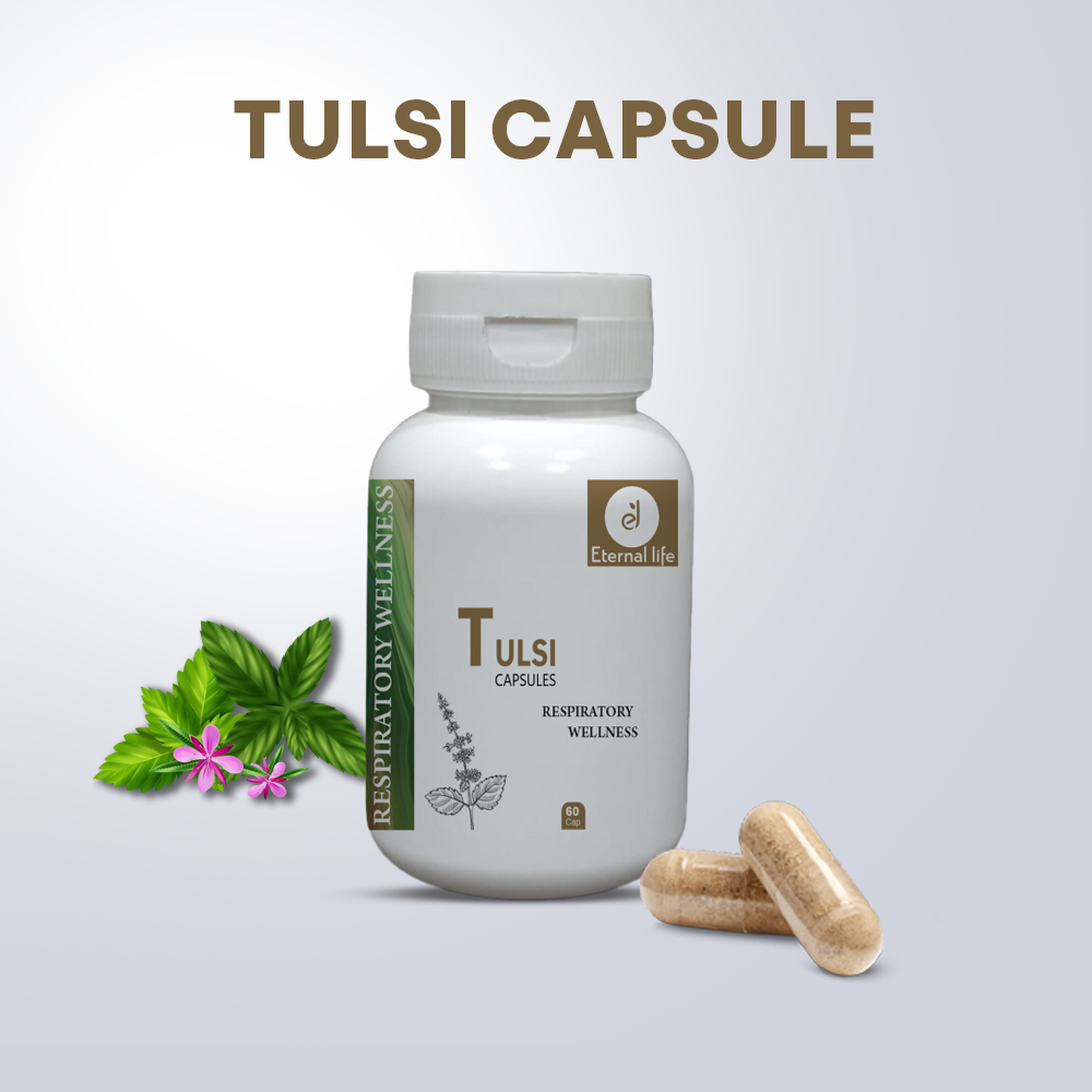 Eternal Life Tulsi Capsules - Immunity & Stress Relief