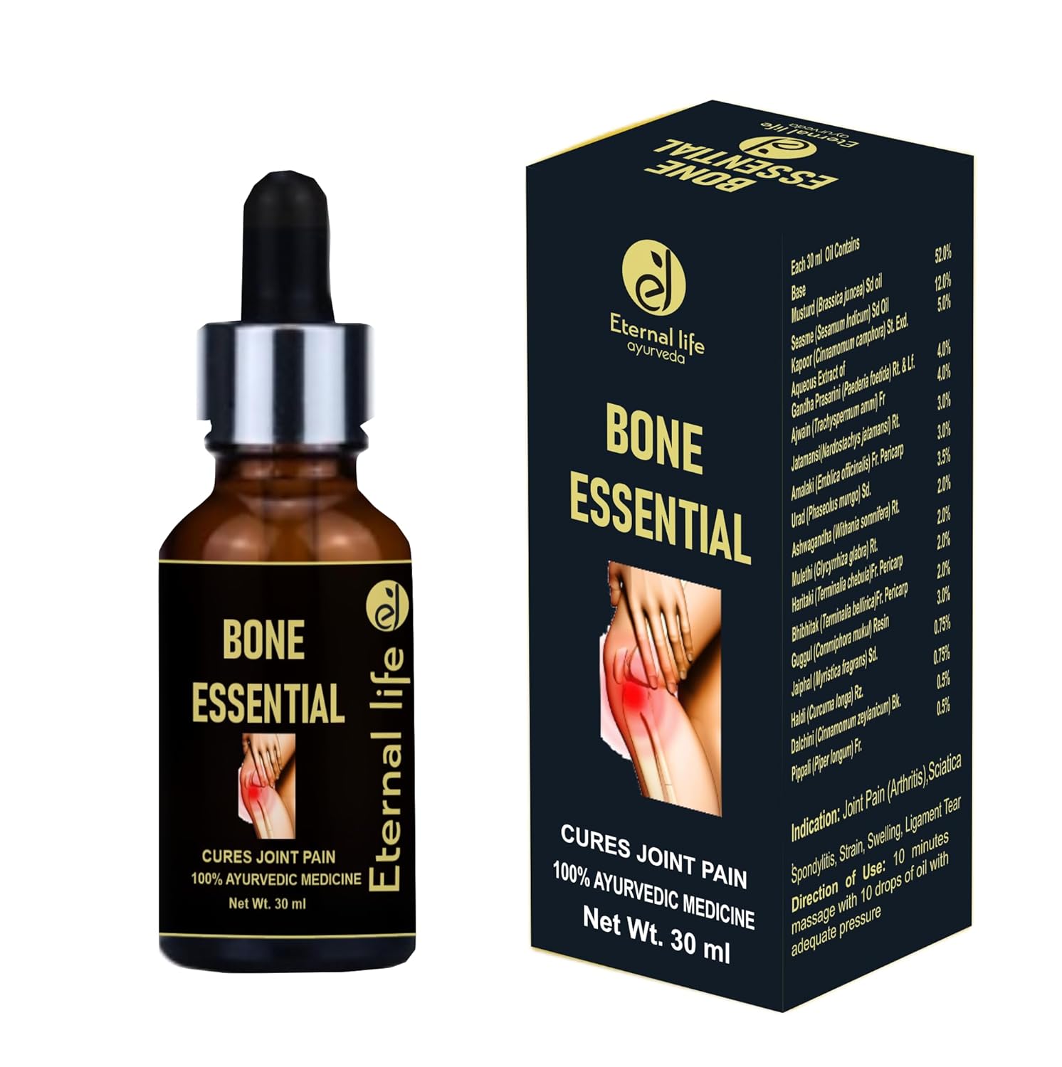 Bone Essential - Ayurvedic Pain Oil & Joint Health