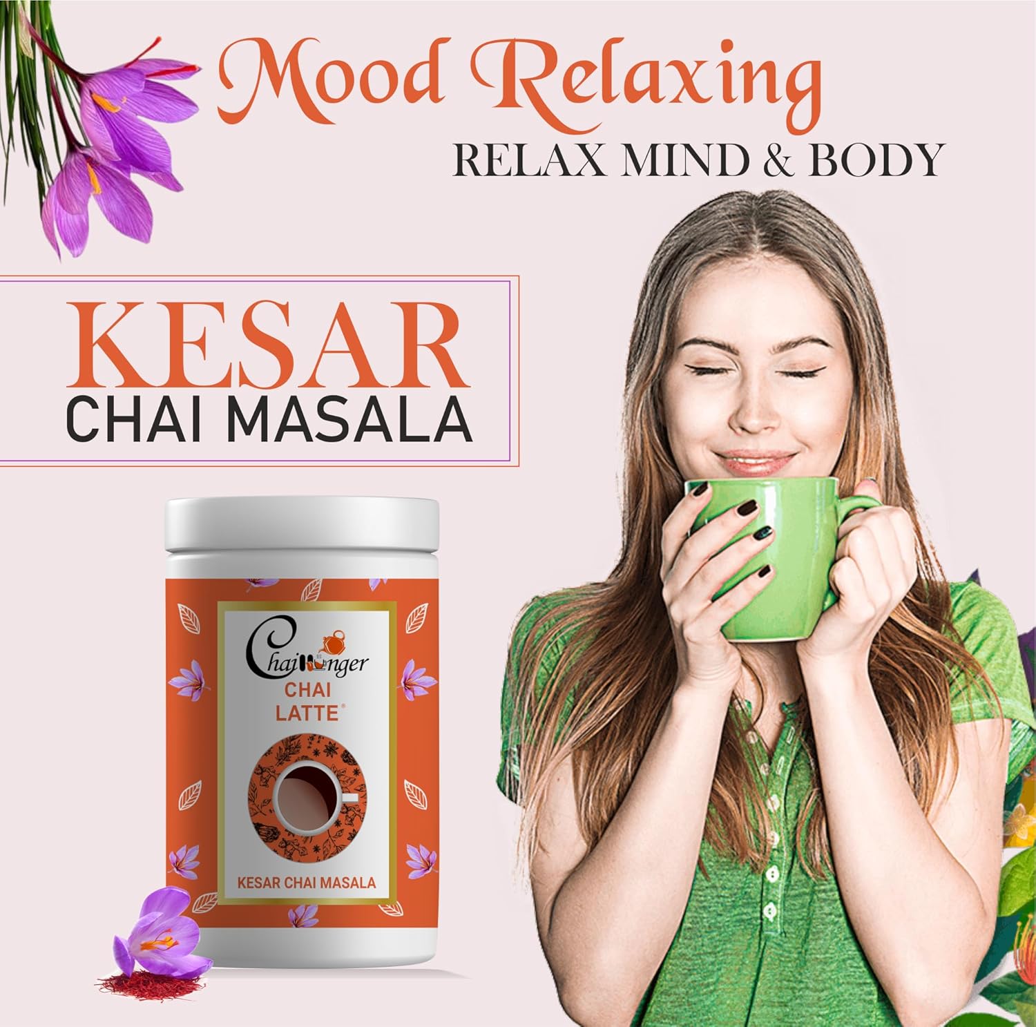 Kesar Chai Masala for Relaxation & Stress Relief