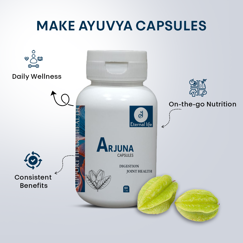 Eternal Life Arjuna Capsules - Heart & Wellness Support