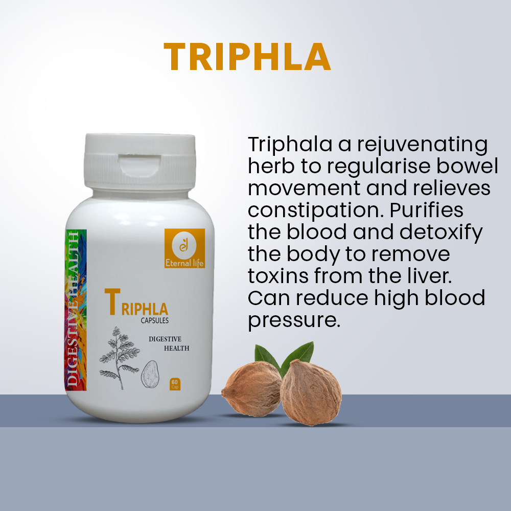 Eternal Life Triphala Capsules - Digestive & Immune Support