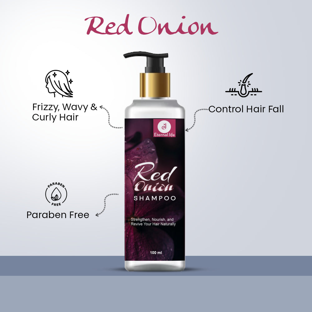 Eternal Life Red Onion Shampoo - Hair Growth & Fall Control