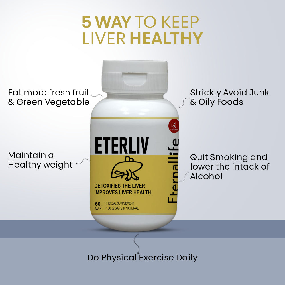 Eternal Life Liver Detox Capsules - Fatty Liver & Cholesterol Support