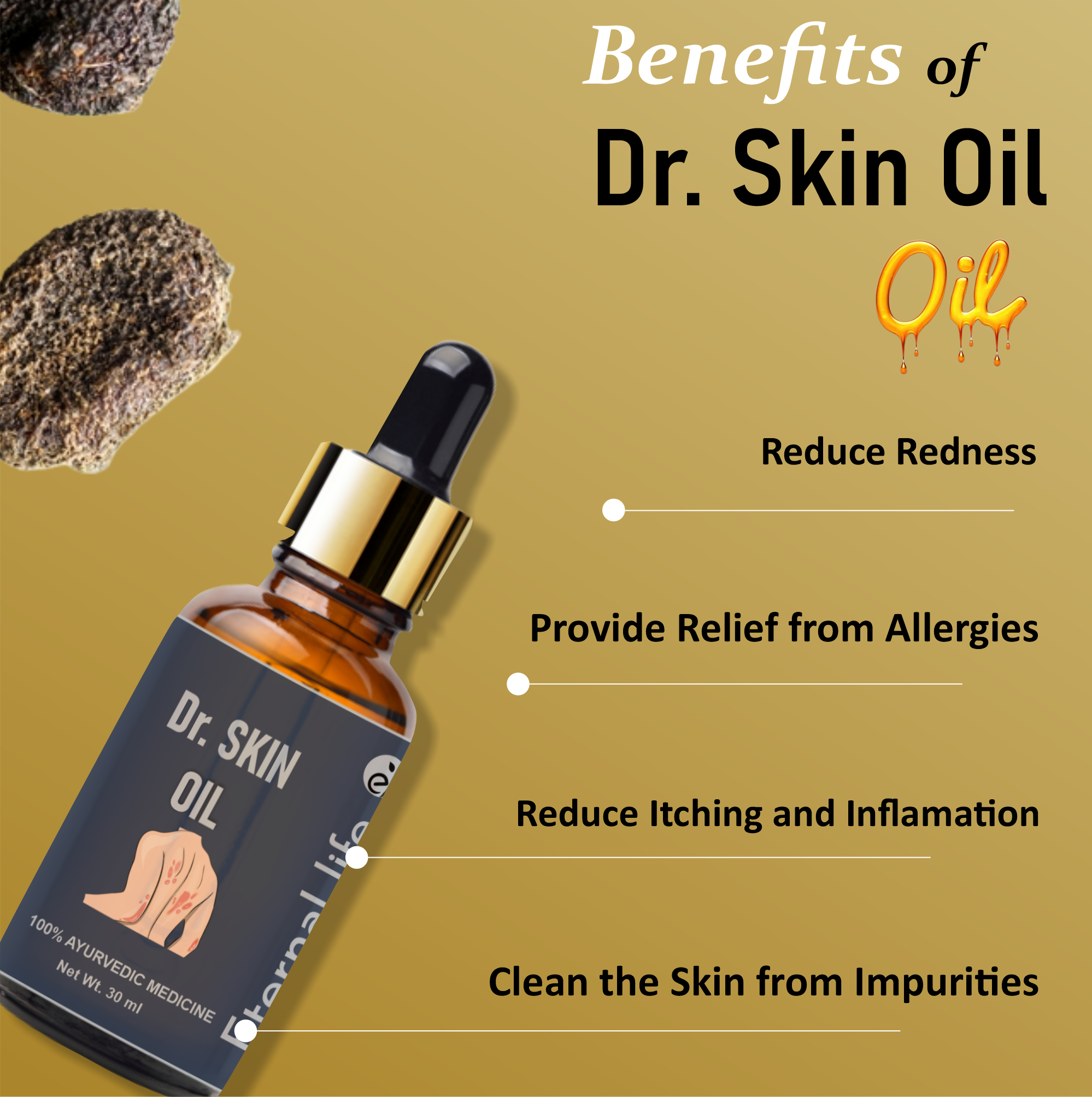 Eternal Life Dr. Skin Oil – Natural Itching & Allergy Relief