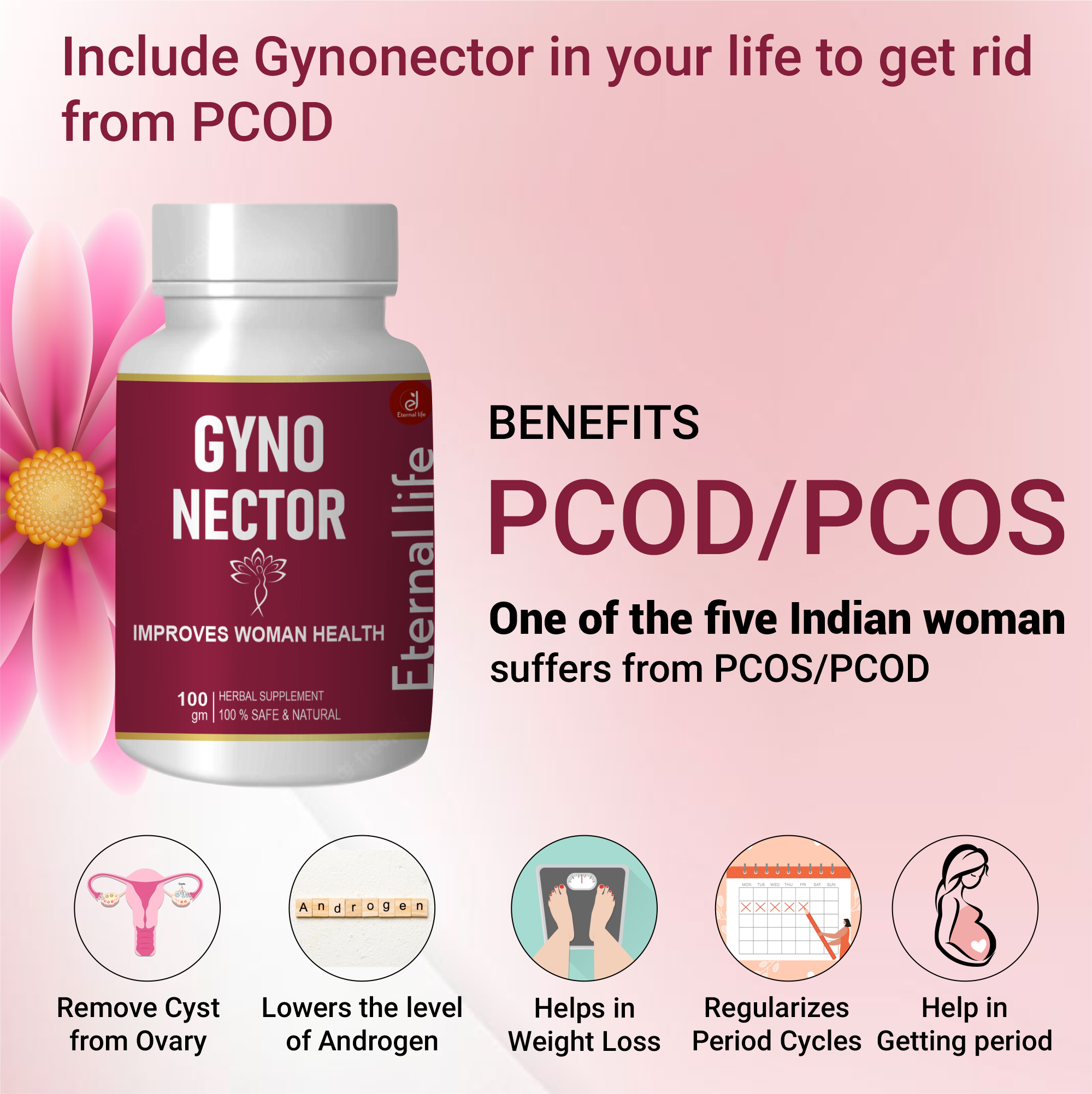 Eternal Life Gyno Nectar for Hormonal Balance & Health