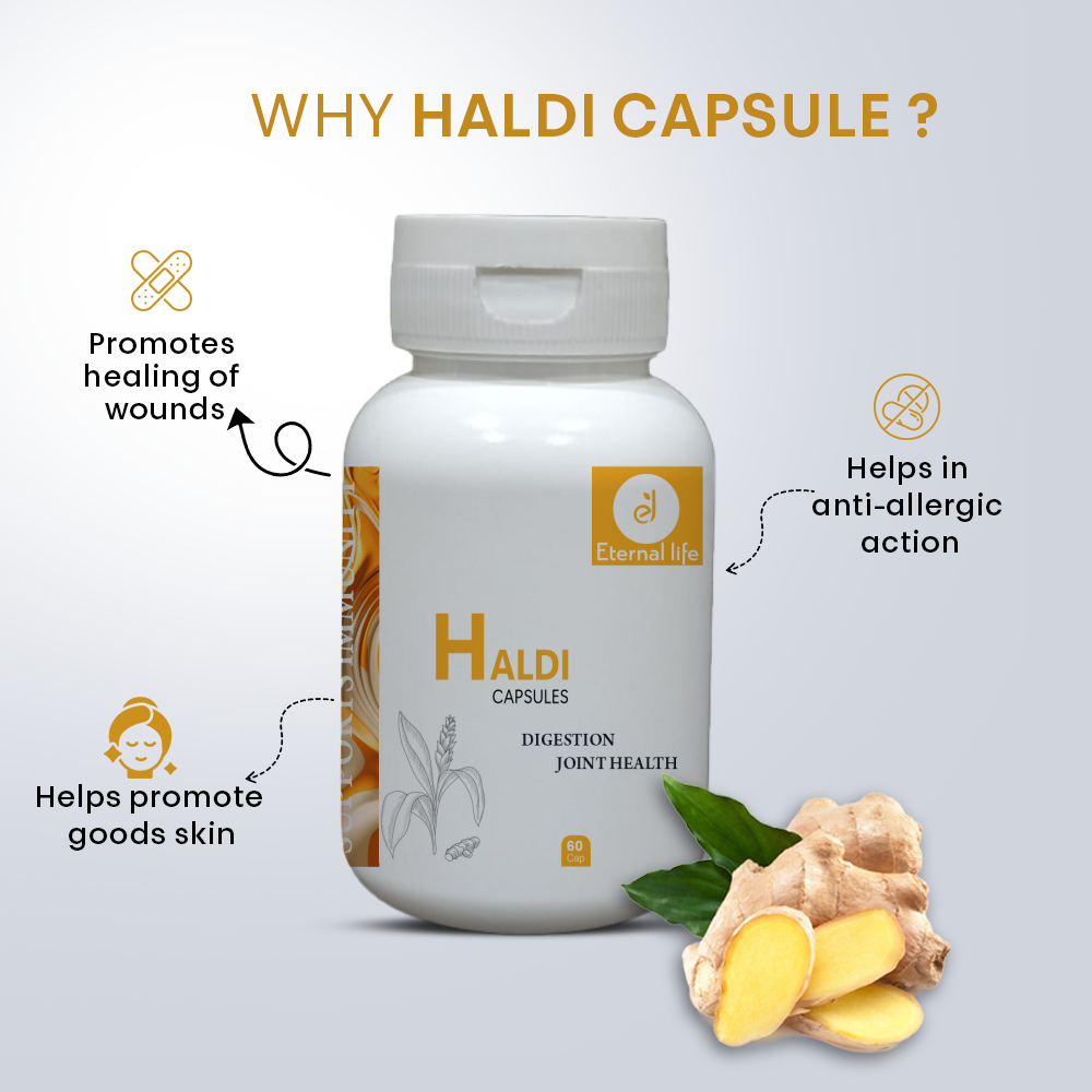 Eternal Life Haldi Capsules - Immunity & Wellness Boost