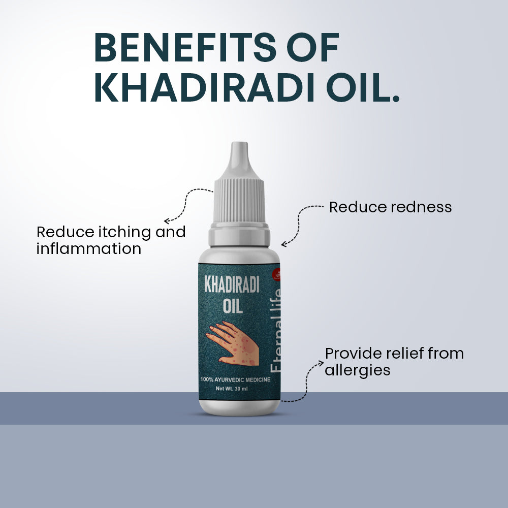 Eternal Life Khadiradi Oil – Ayurvedic Itching & Skin Relief