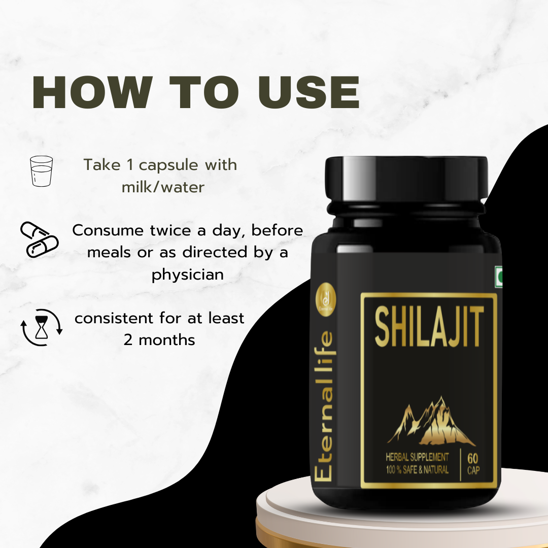 Eternal Life Shilajit Capsules for Energy & Immunity