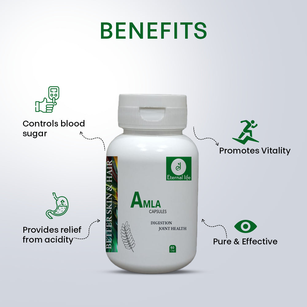 Eternal Life Amla Capsules - Immunity & Wellness Boost