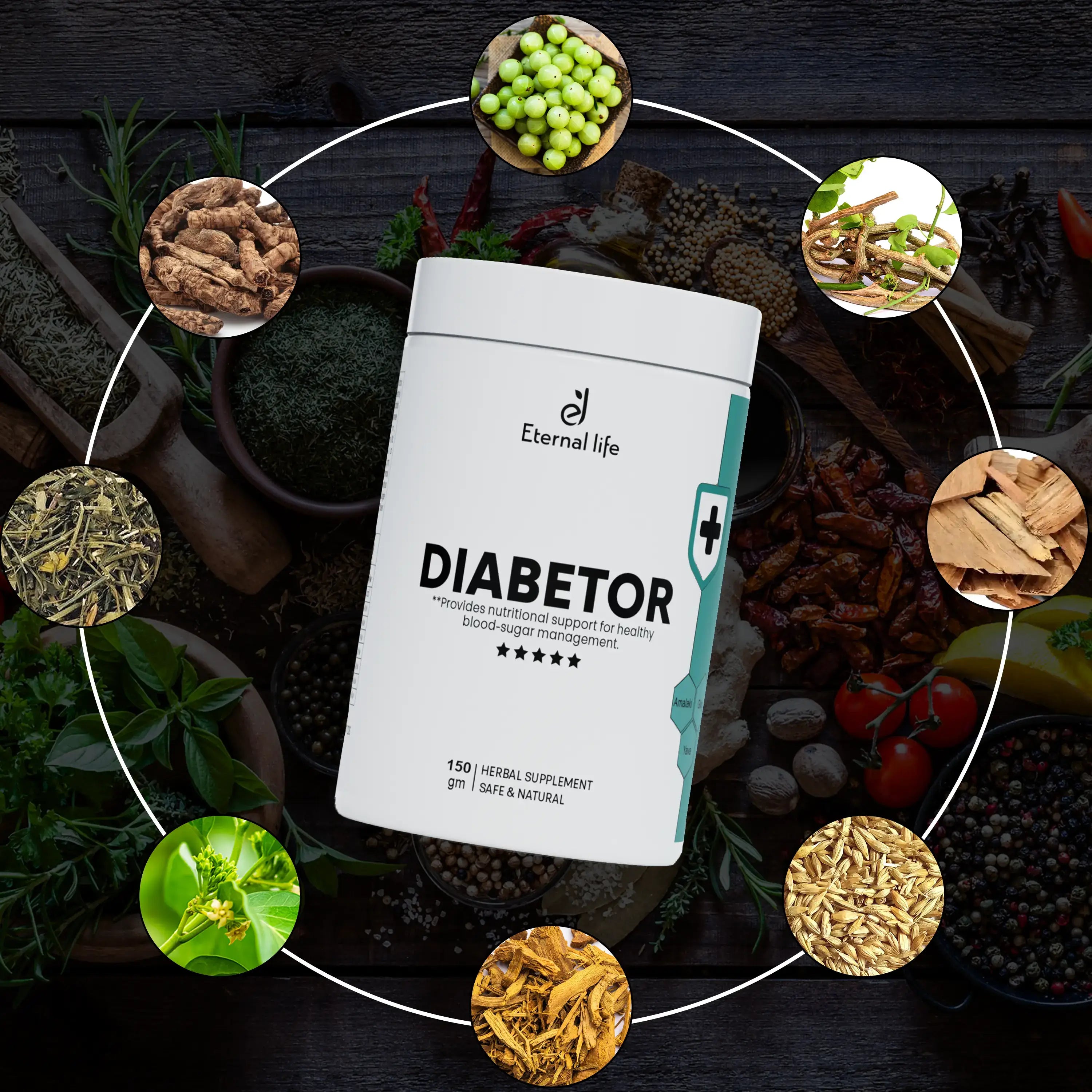 Diabetor  Powder for Blood Sugar & Diabetes (150 GM)