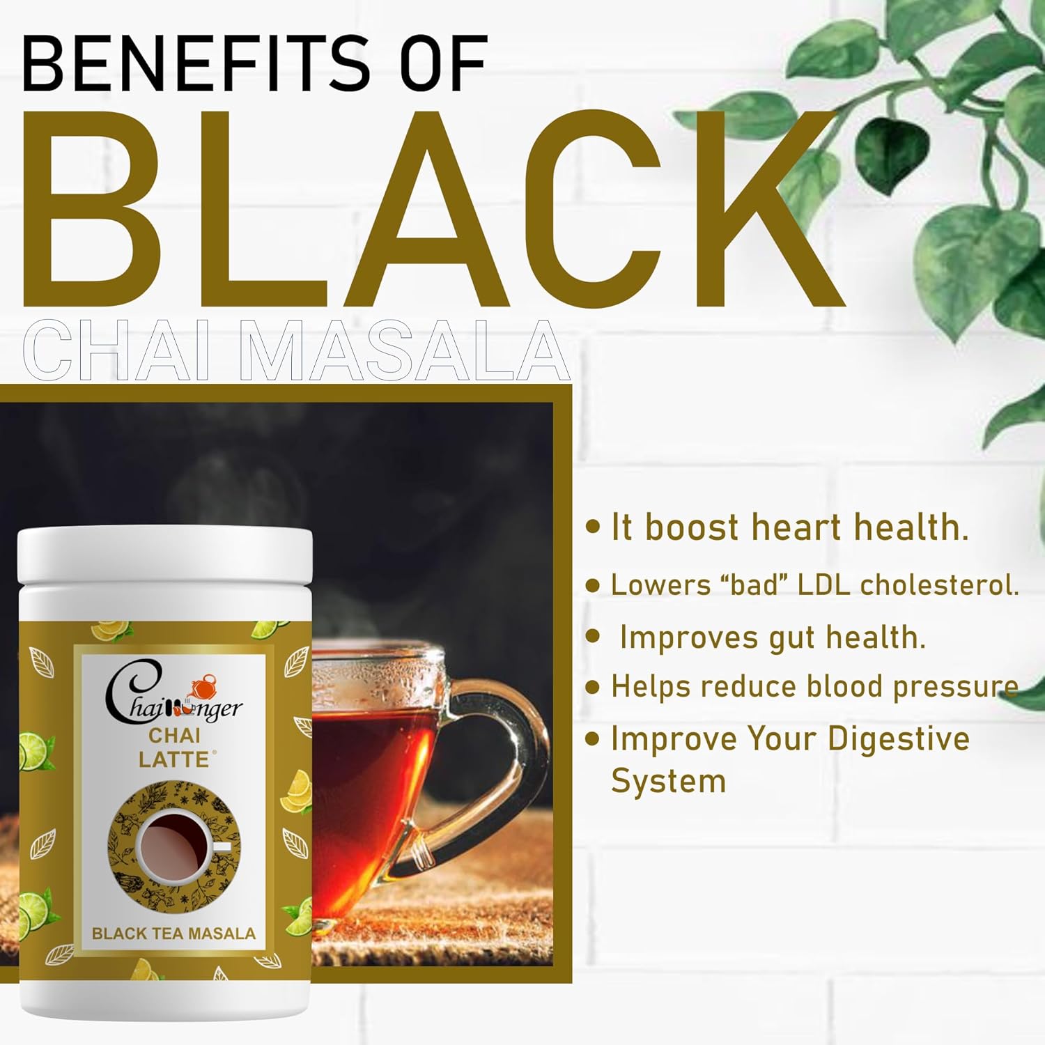 Eternal Life Black Tea Chai Masala for Stress Relief