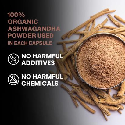 Ashwagandha Capsules - Stress & Energy Support (60 capsules)