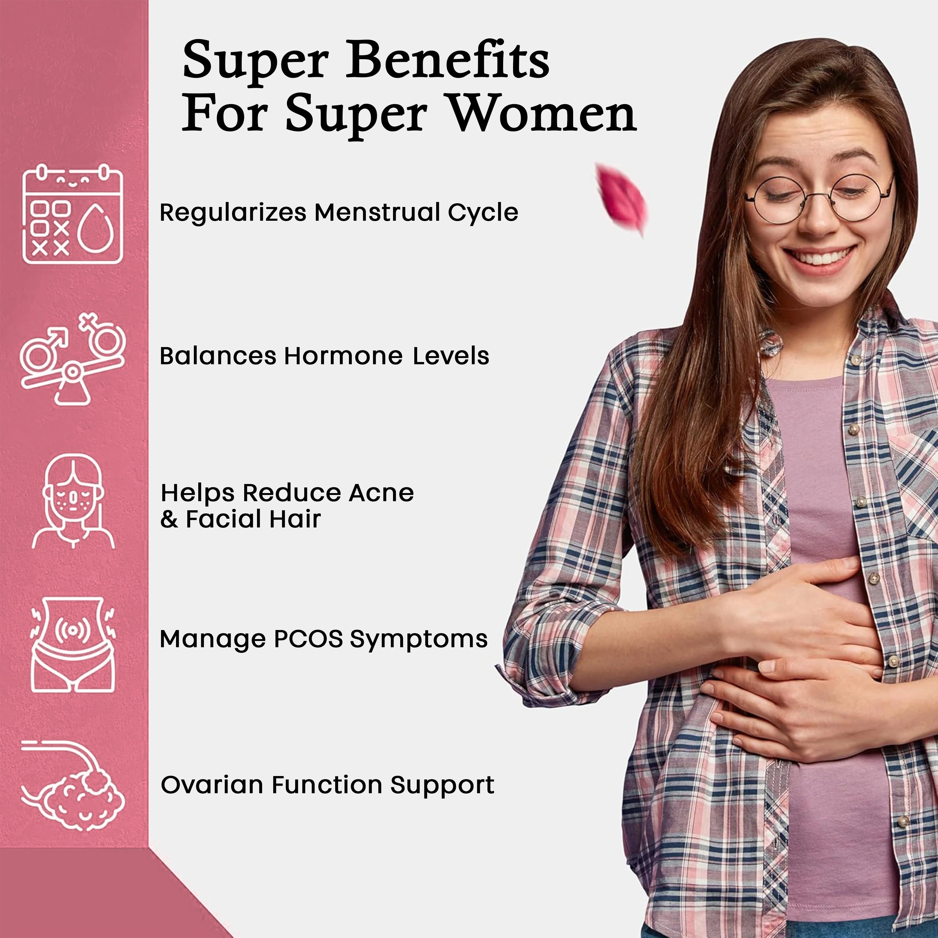 Prozo Plus powder for Hormonal Balance and Menstrual Wellness (100 GM)