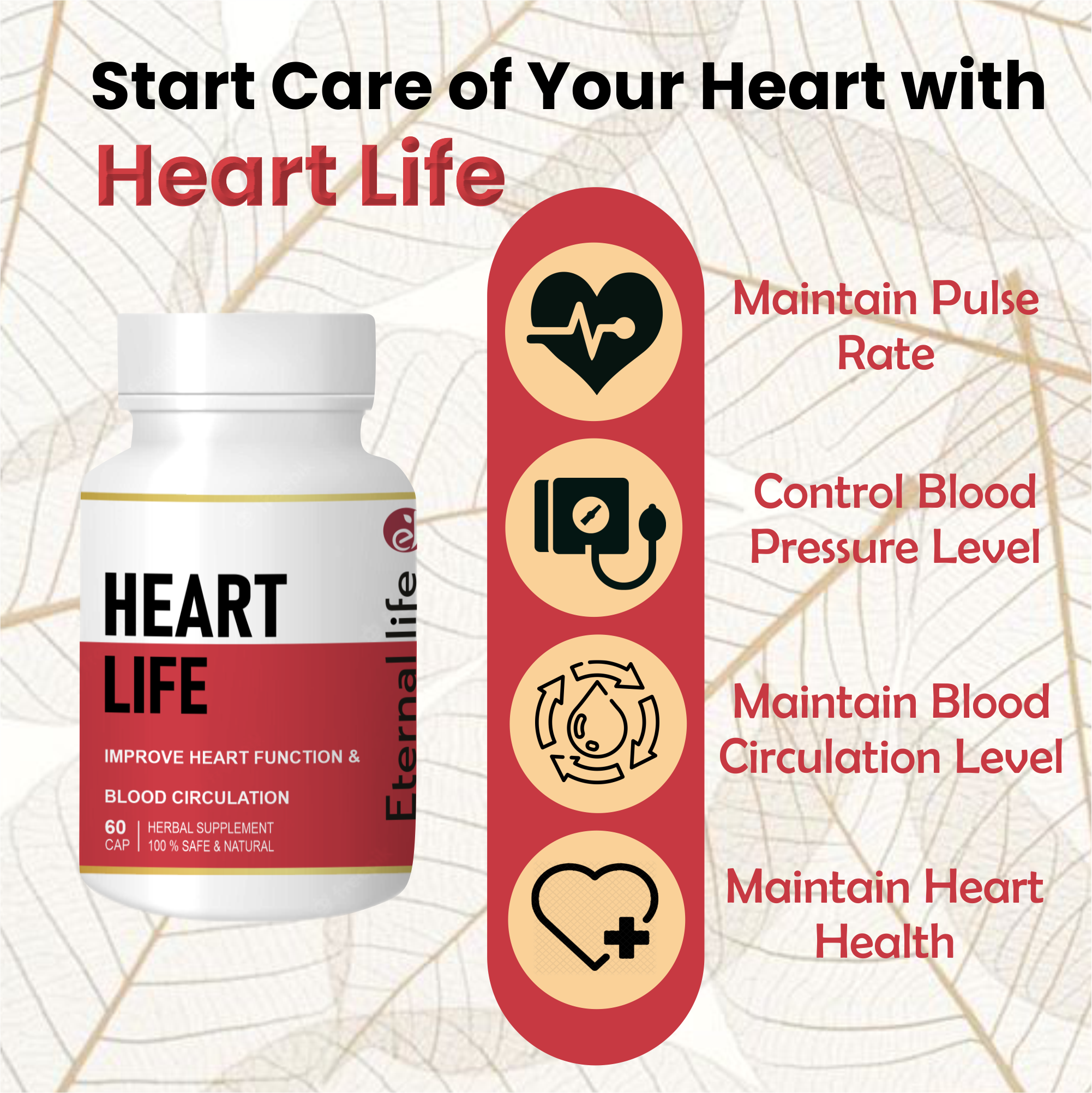 Eternal Life Heart Life for Heart Health & Circulation