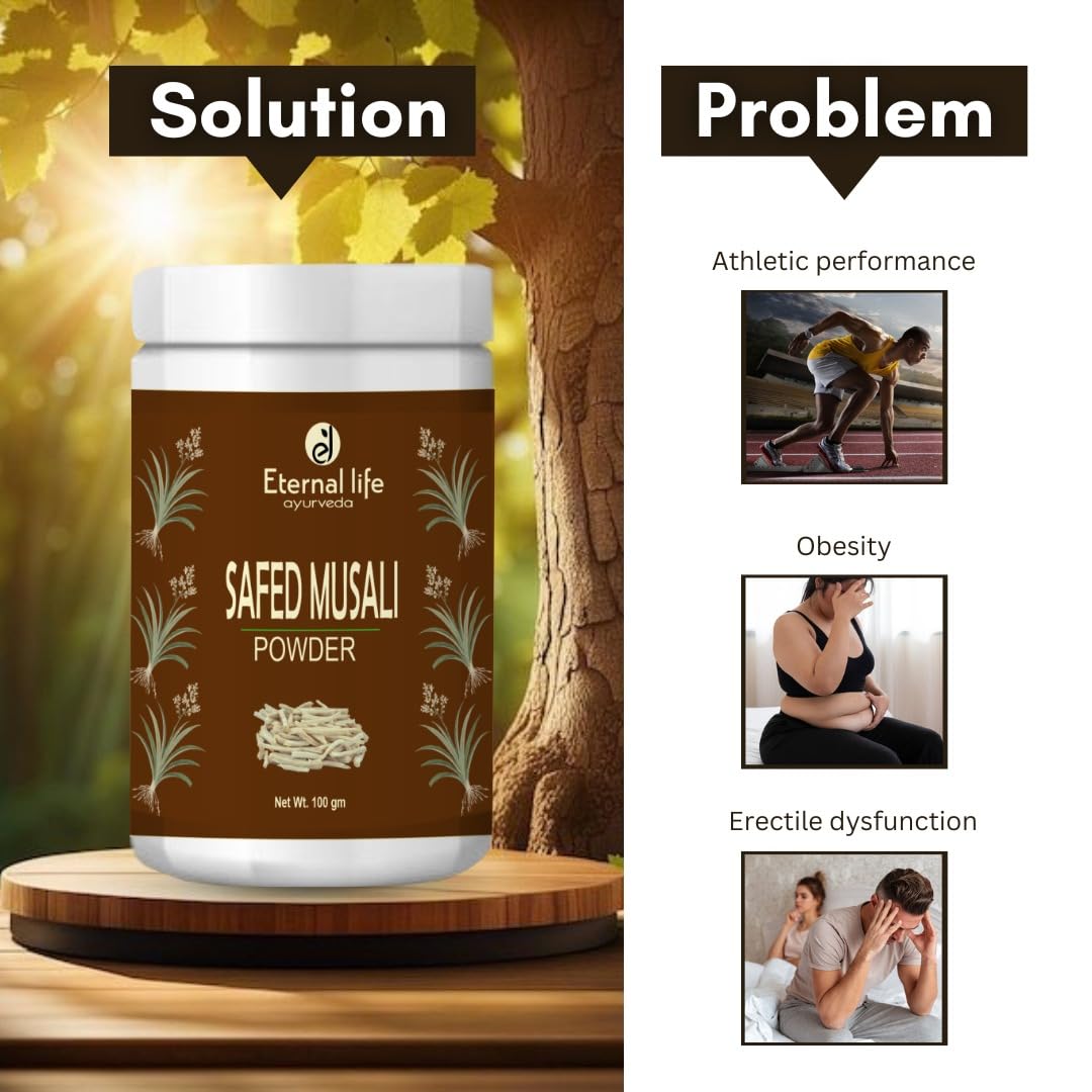 Eternal Life Safed Musali for Energy & Muscle Strength