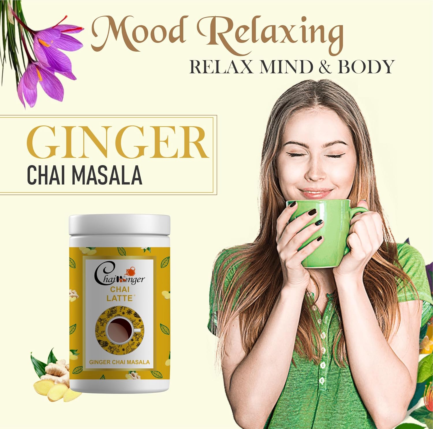 Eternal Life Ginger Chai Masala for Relaxation & Refreshment