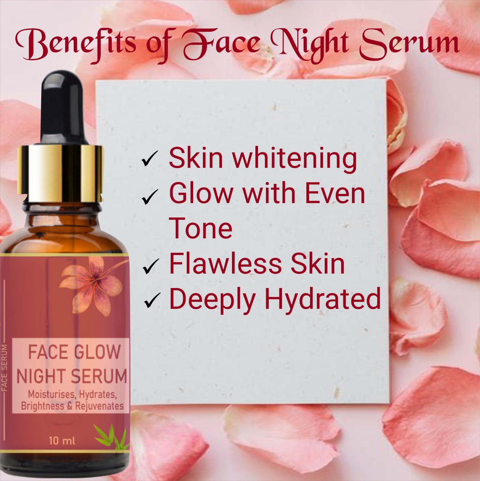 Eternal Life Night Serum for Glowing, Hydrated Skin