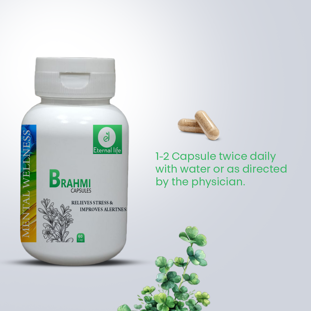 Eternal Life Brahmi Capsules - Memory & Cognitive Health