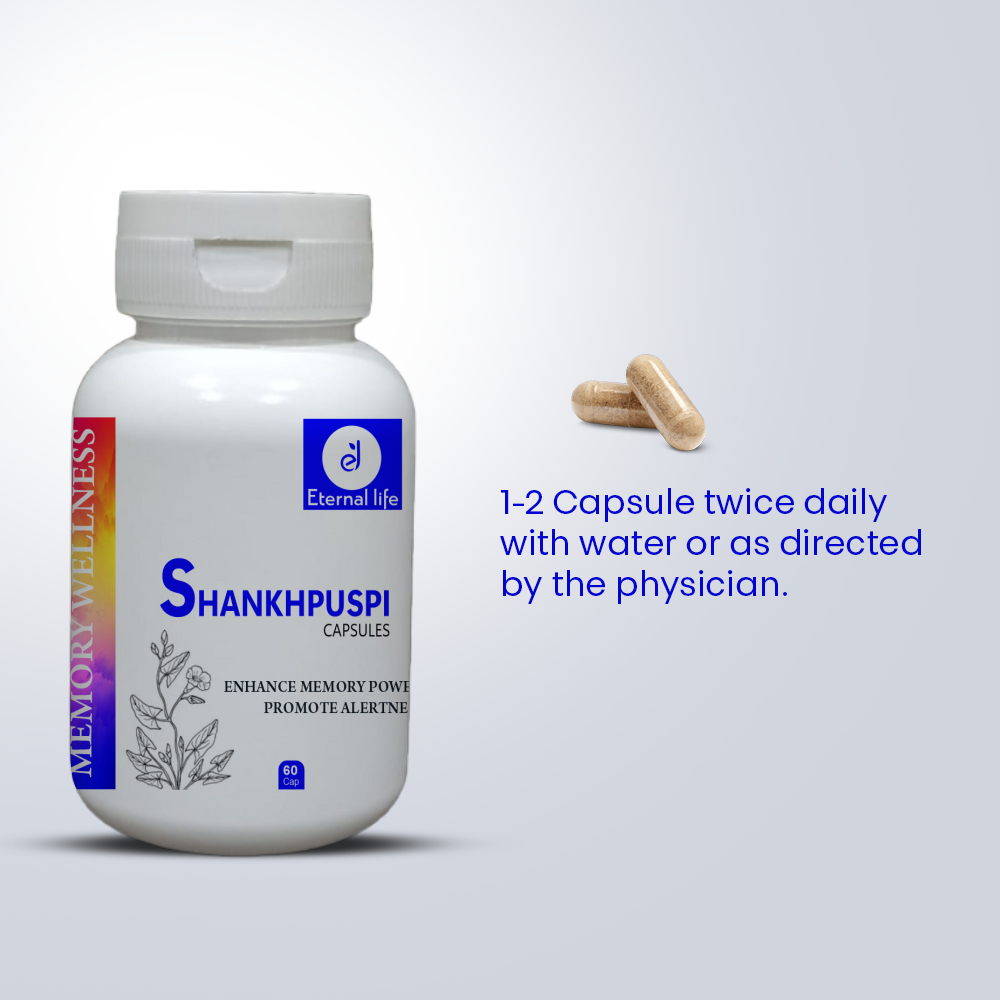 Eternal Life Shankhpushpi Capsules - Mind & Wellness Support