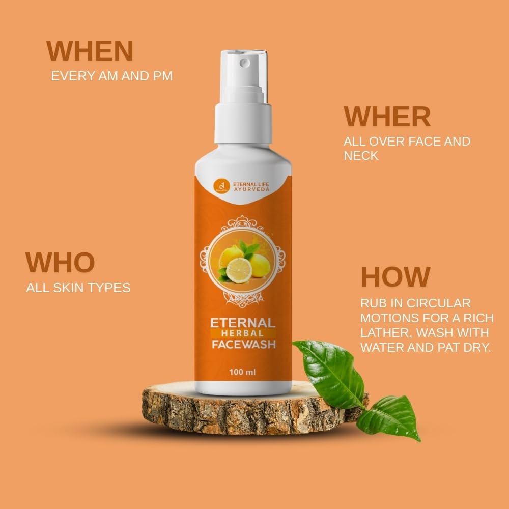 Eternal Life Ayurveda Vitamin C Face Wash for Radiance