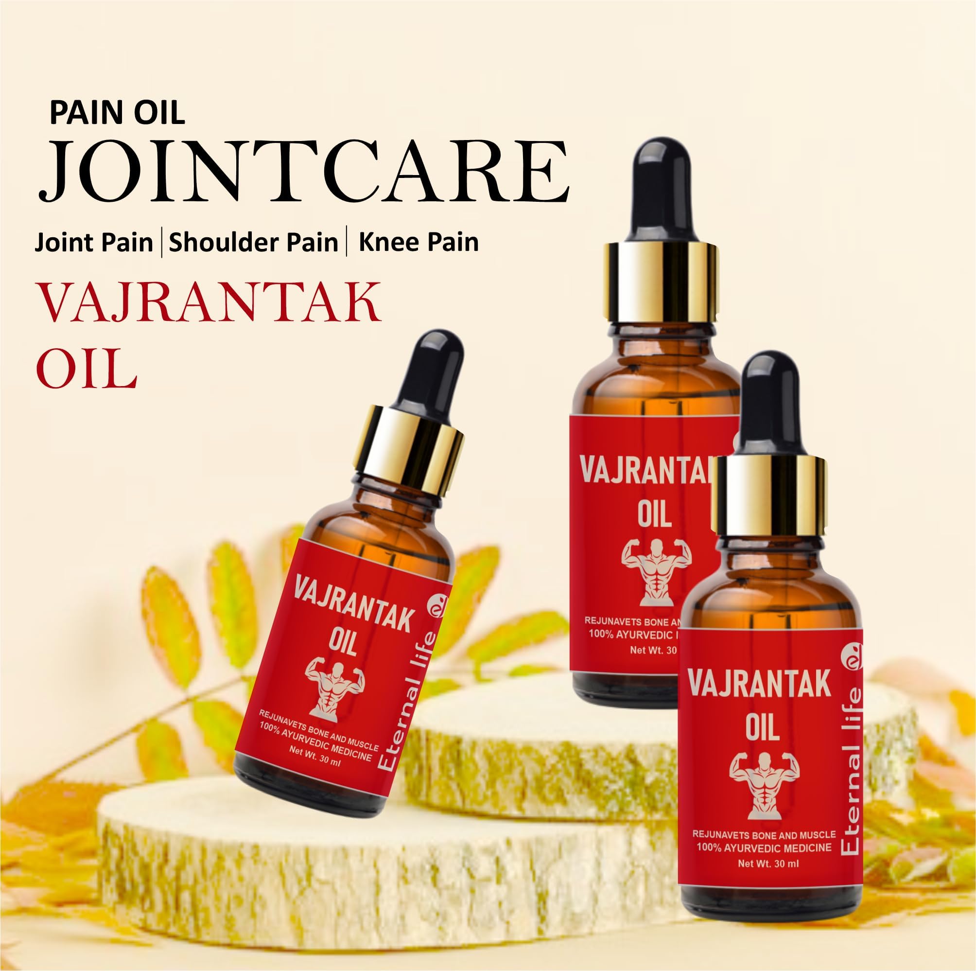 Eternal Life Vajrantak Oil for Joint Pain & Stiffness