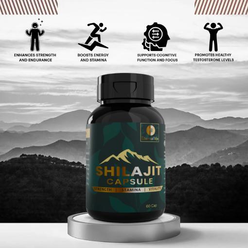 Shilajit Capsules – Shilajit Resin For Immune System Boosters (60 capsules)