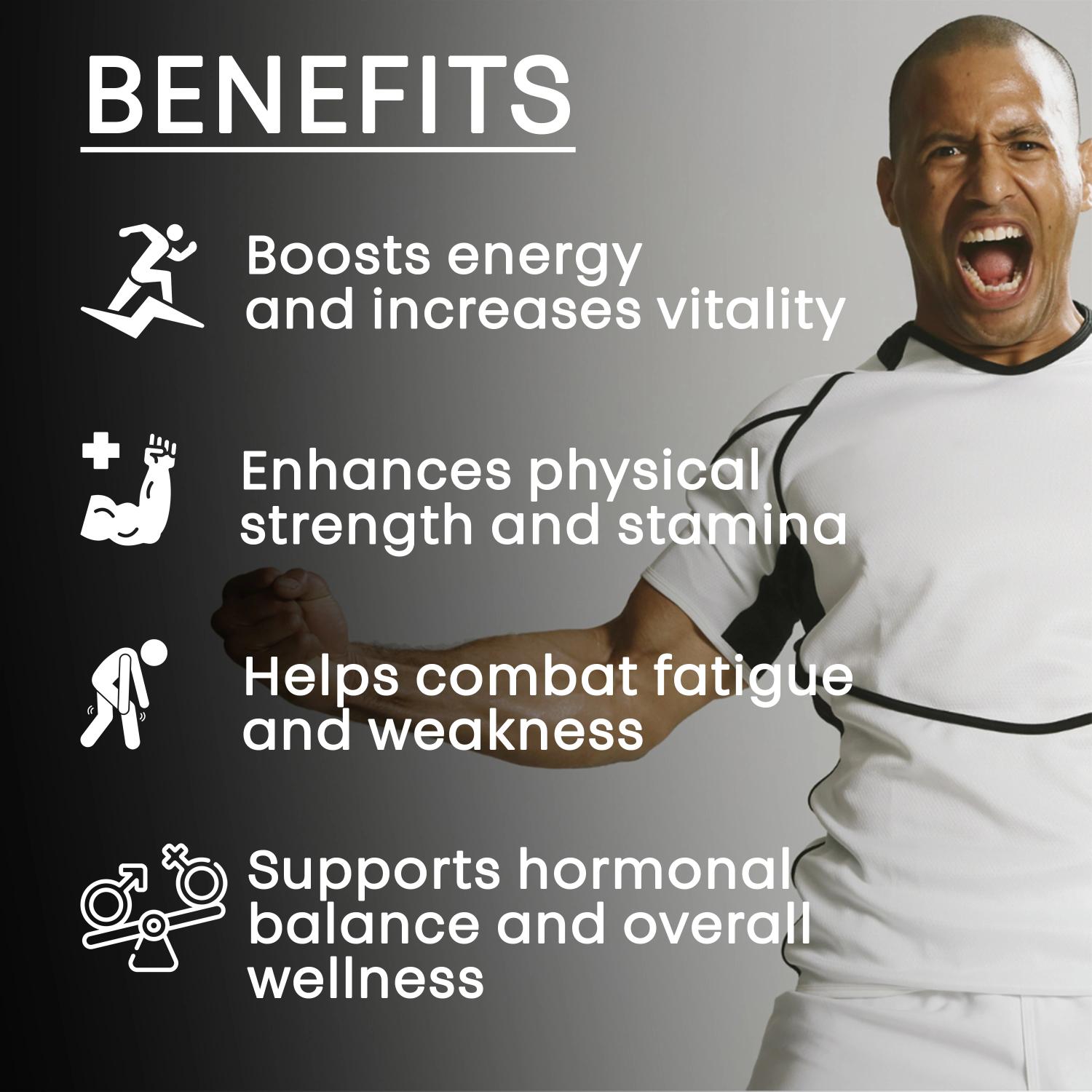 पुरुषों की ऊर्जा और मांसपेशियों की वृद्धि के लिए इटरनल लाइफ कॉस्मिको पावर