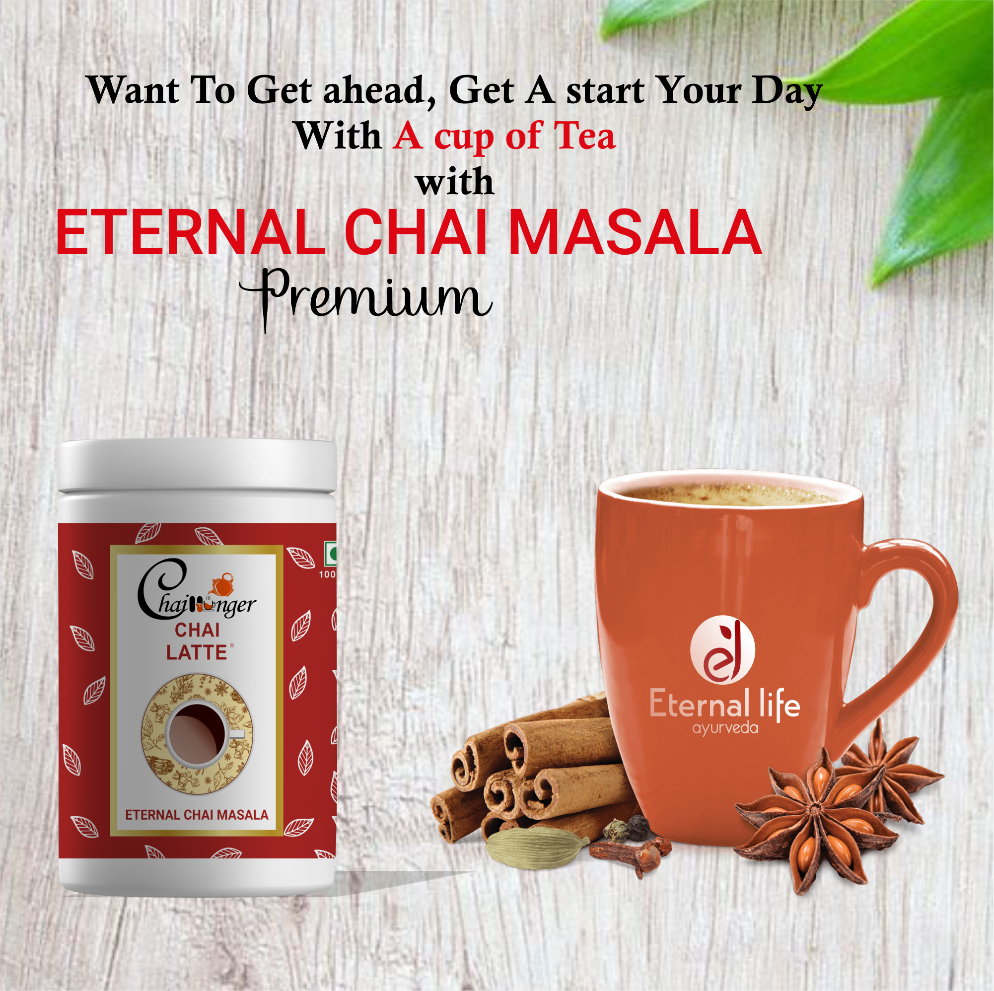 Eternal Life Eternal Chai Masala - Ayurvedic Herbal Tea Blend