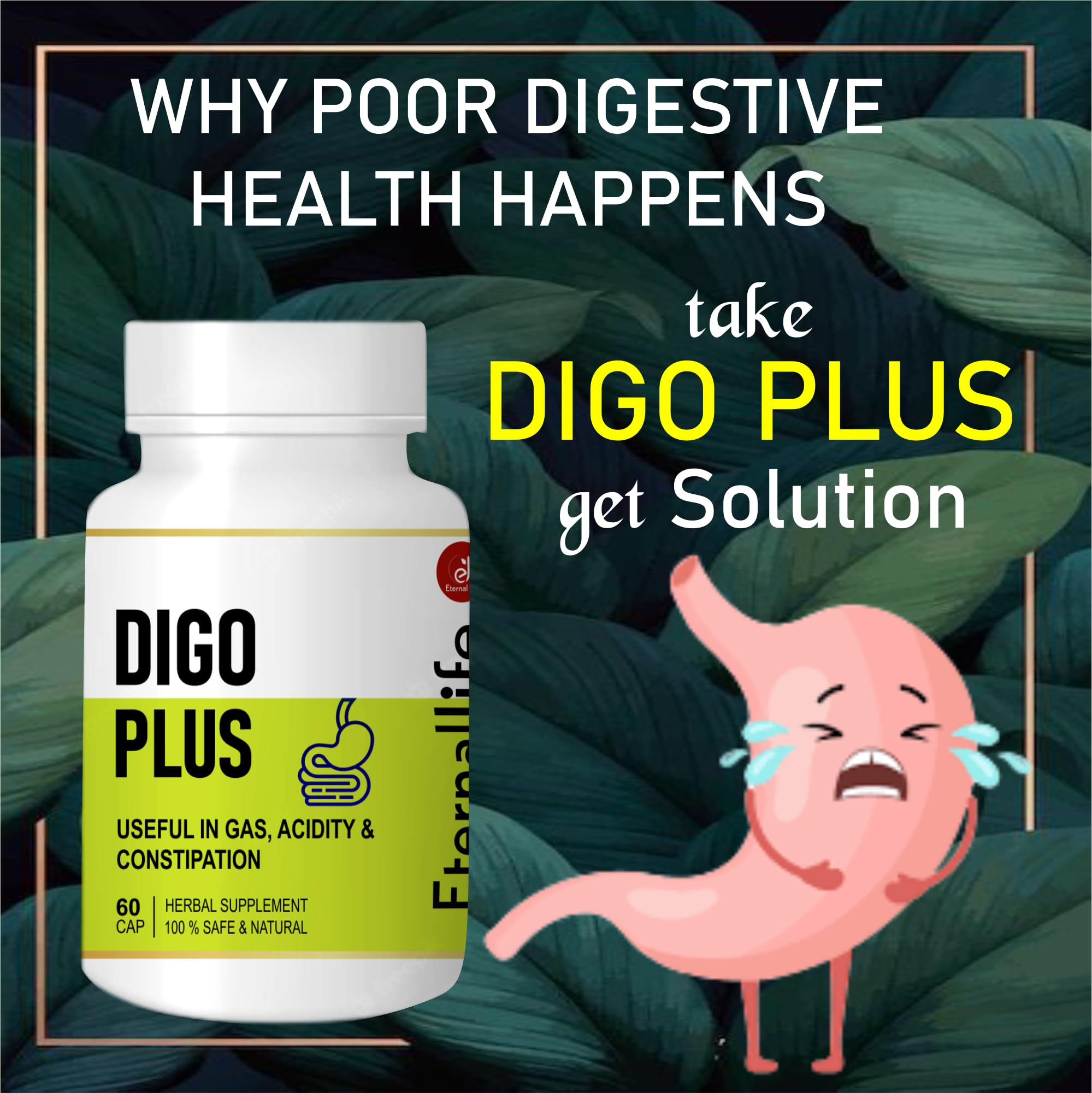 Eternal Life Digo Plus for Digestive Health & Acidity Relief