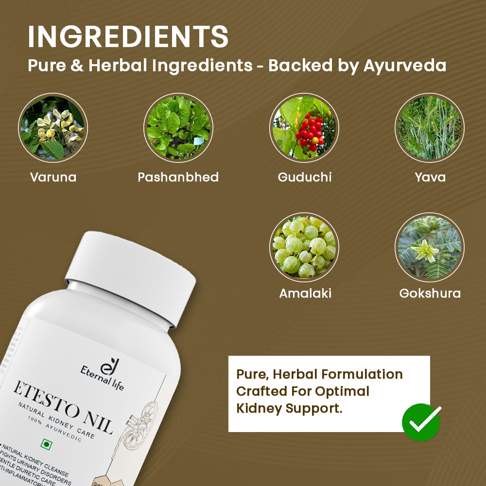 Etesto Nil - for Kidney & Prostate Health