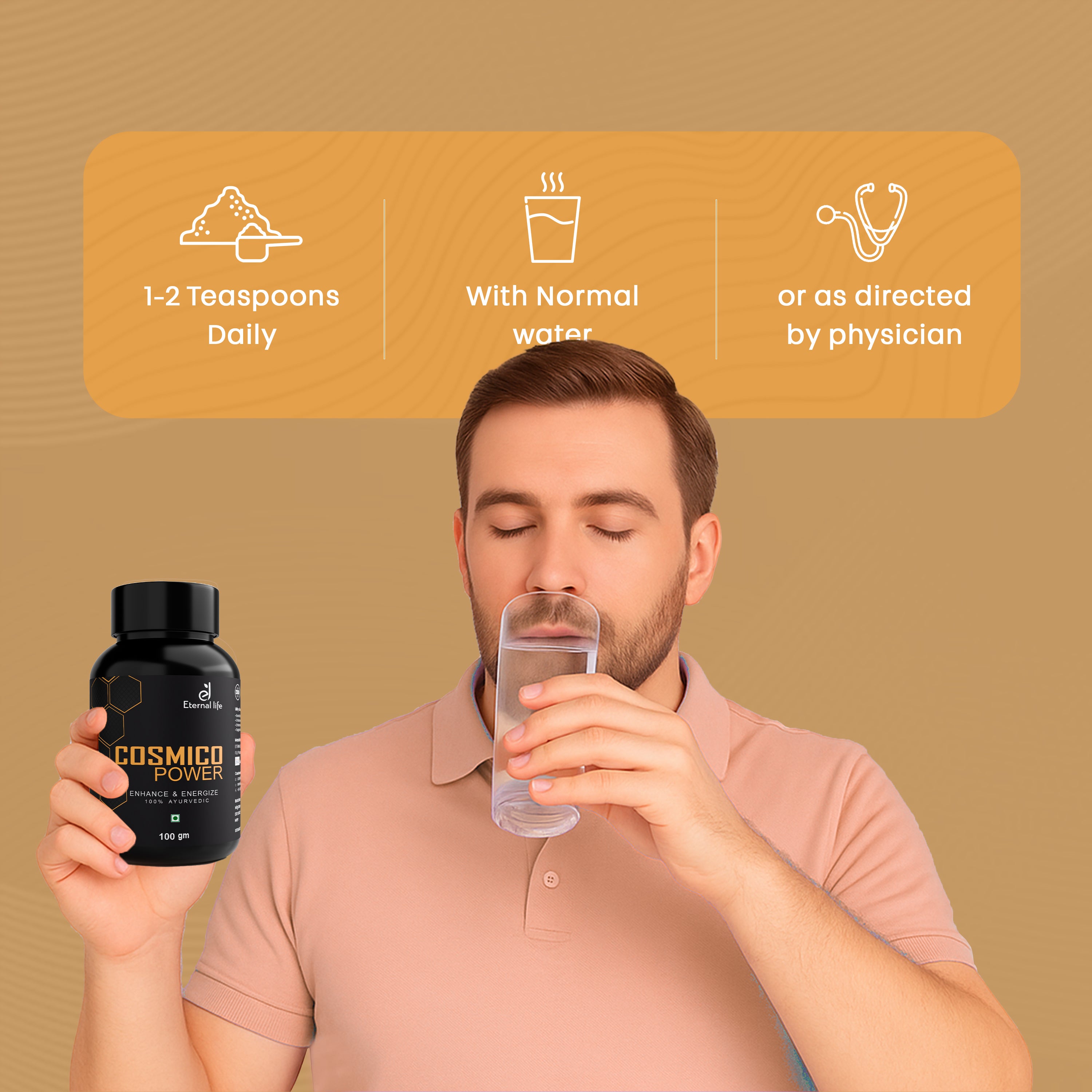 Cosmico Power for Men's Energy & Muscle Growth