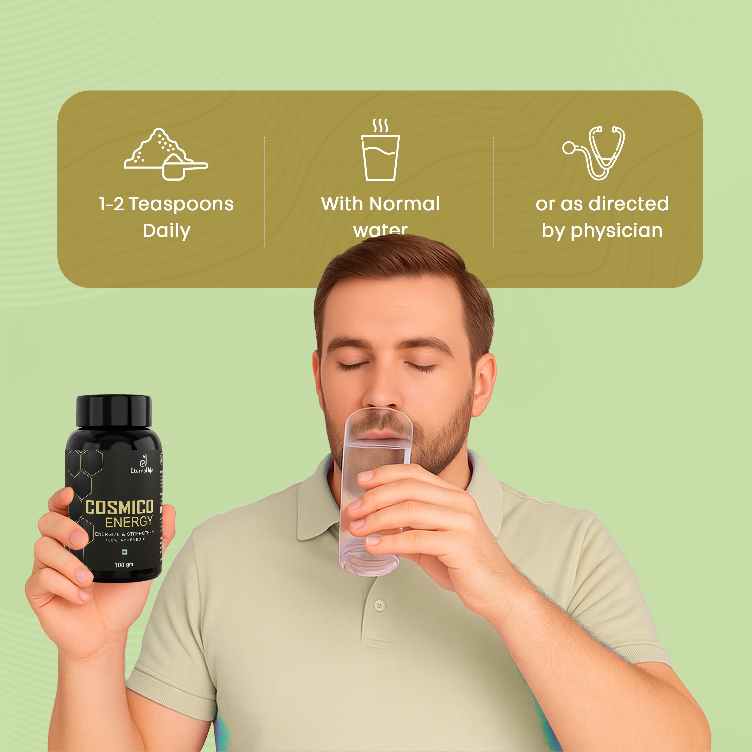 Cosmico Energy for Men's Strength & Stamina