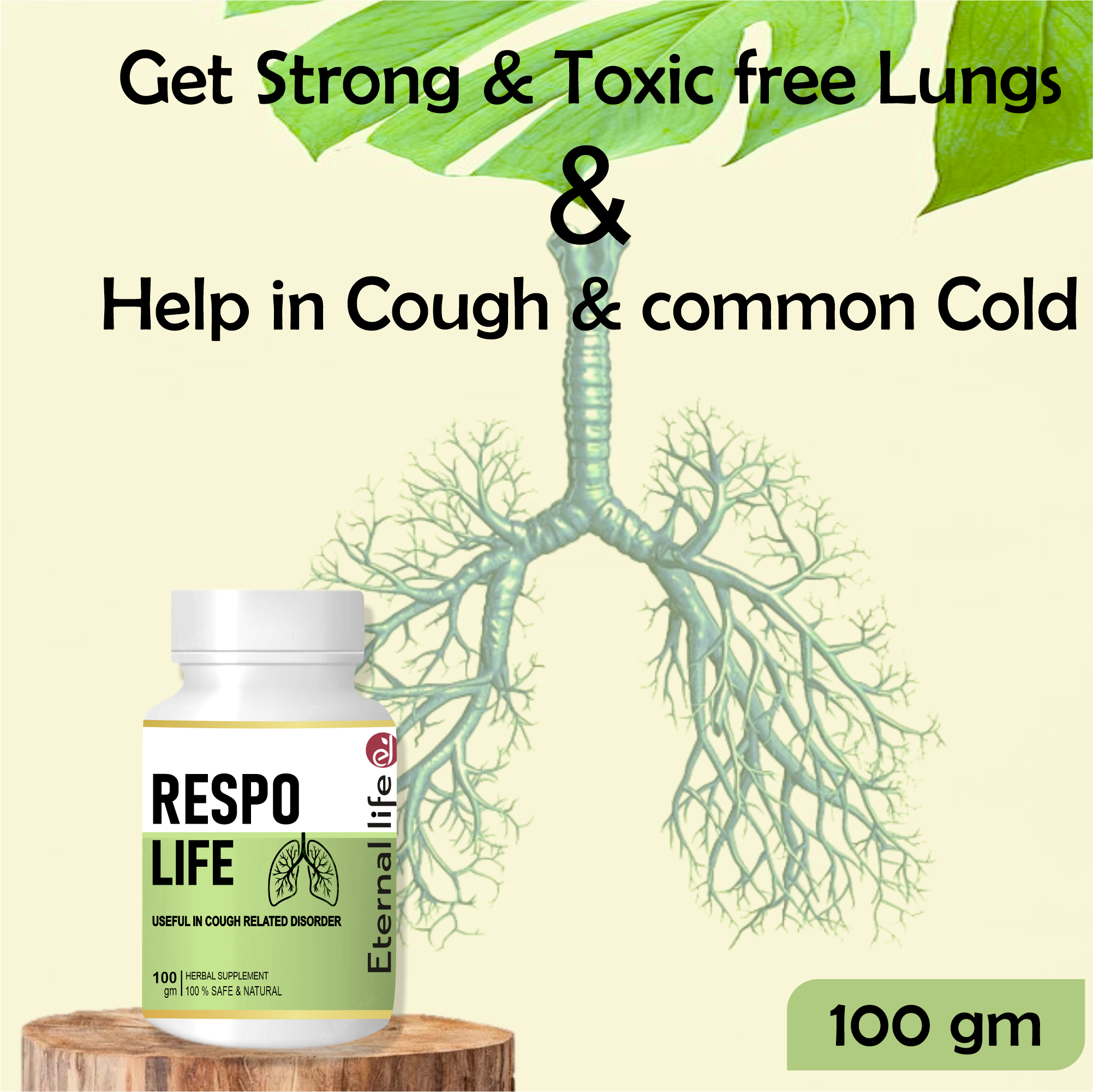 Eternal Life Respo Life for Cough Relief & Lung Health