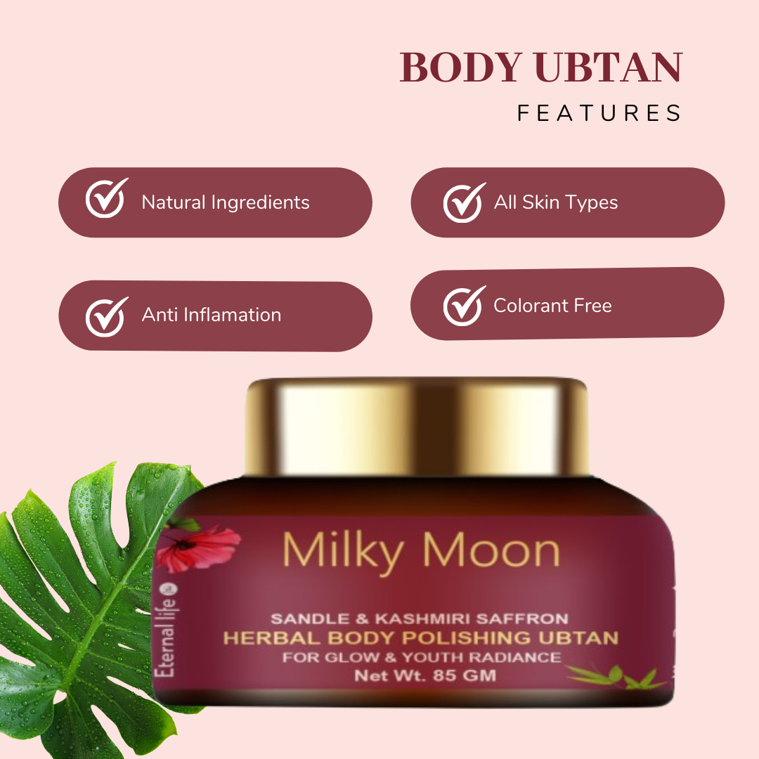 Eternal Life Herbal Ubtan Skin Scrub for Glowing Skin